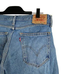 Levi's Mens 505 Regular Straight Jeans Size 33x30 Light Wash